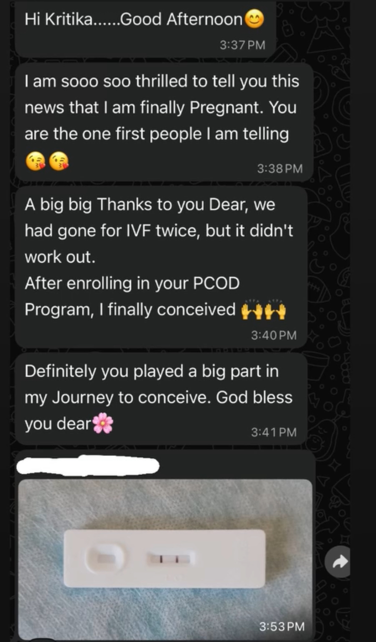 Client transformation and testimonial