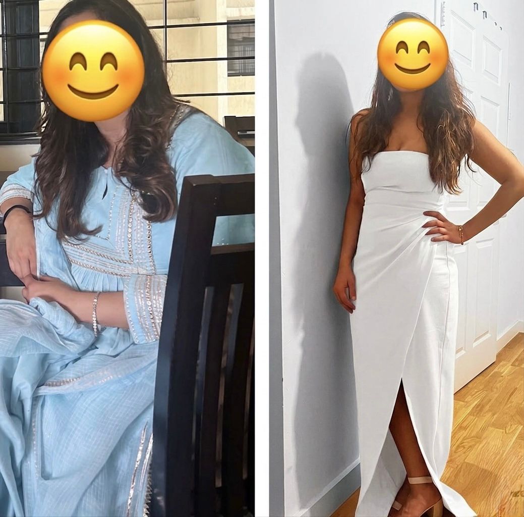 Client transformation before and after