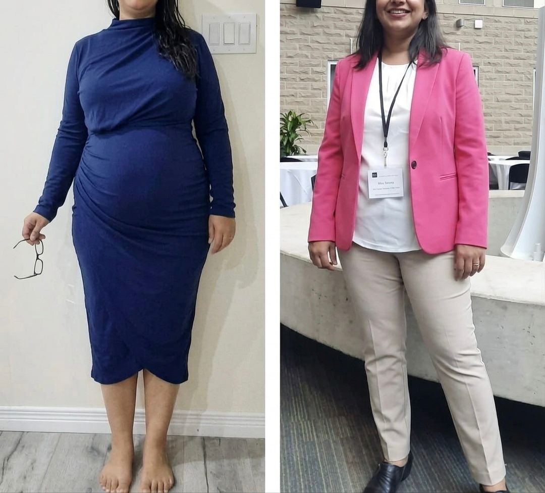 Client transformation before and after