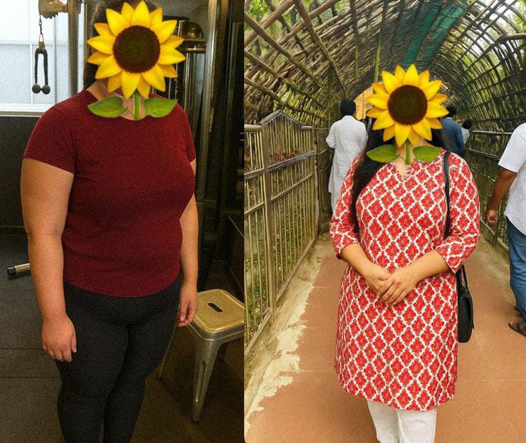 Client transformation before and after