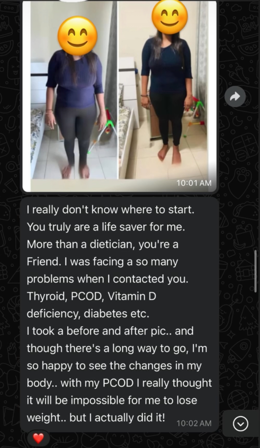 Client transformation and testimonial